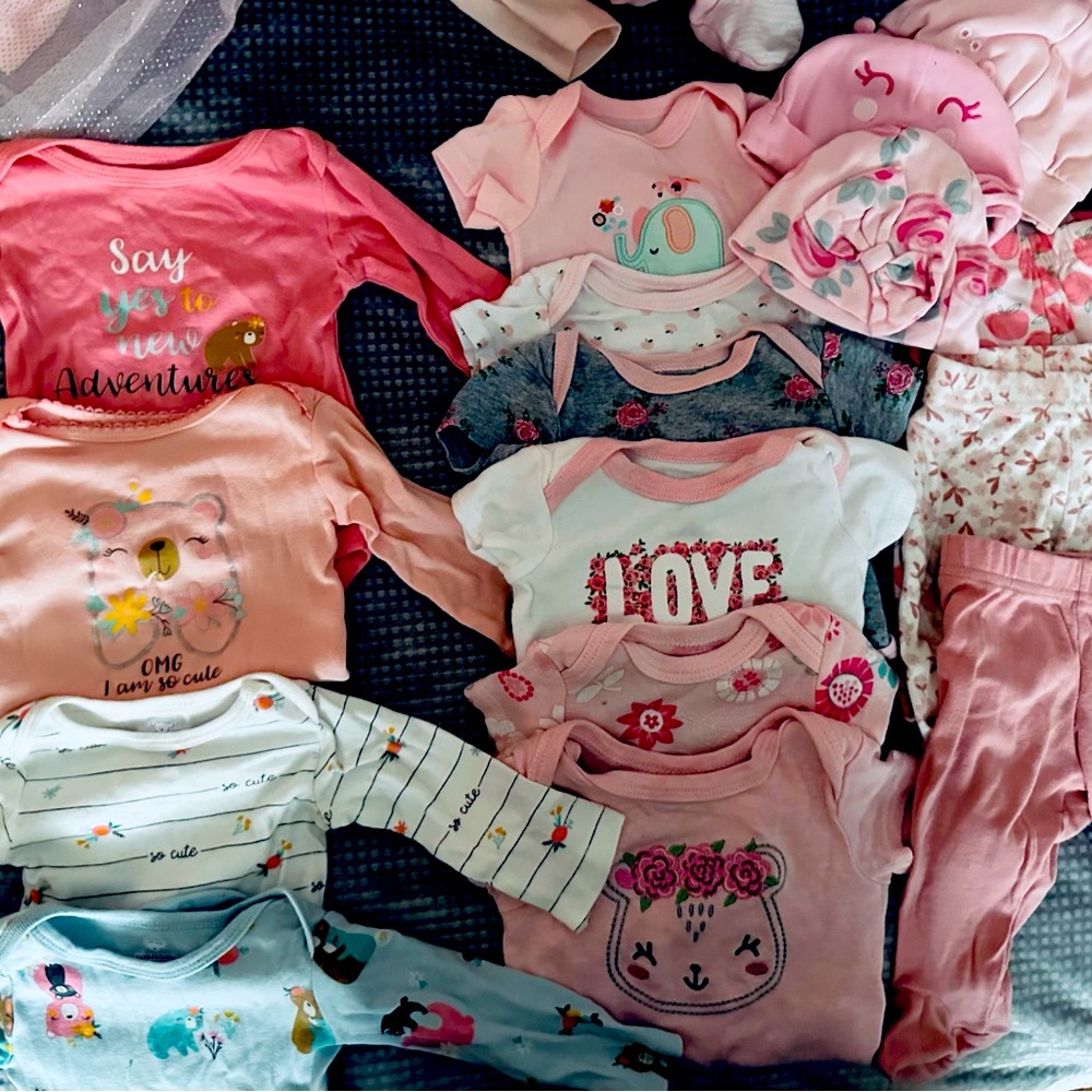 Baby girls shirts bundle